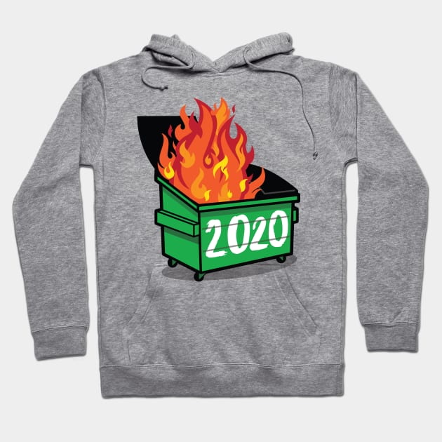 Dumpster Fire 2020 Hoodie by Pufahl